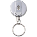 Advantus Heavy-Duty Steel Chain Retracting ID Reel, Black, 6 / Pack, AVT75545