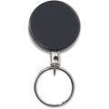 Advantus Heavy-Duty Steel Chain Retracting ID Reel, Black, 6 / Pack, AVT75545