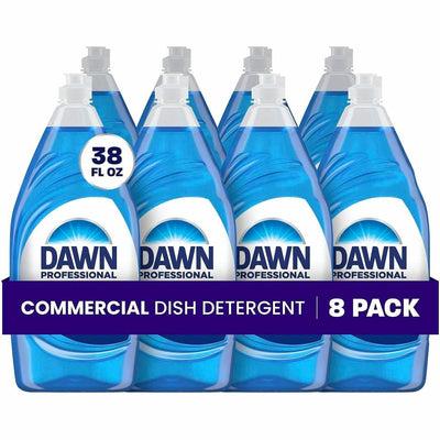 Procter & Gamble Dawn Manual Dishwashing Liquid, Blue, 8 / Carton, PGC45112CT