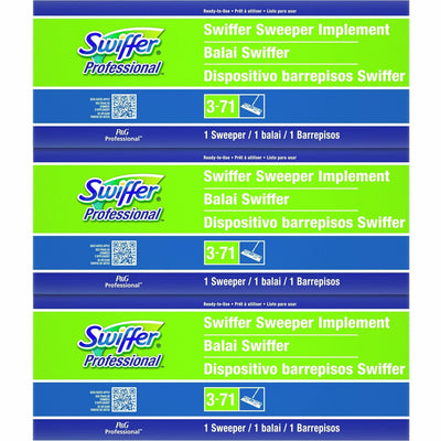 Procter & Gamble Swiffer Professional Sweeper, Green, 3 / Carton, PGC09060CT