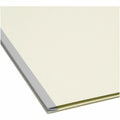 Smead 1/3 Tab Cut Letter Recycled Fastener Folder, Green, 8 1/2" Width x 11" Length, 25 / Box, SMD15003