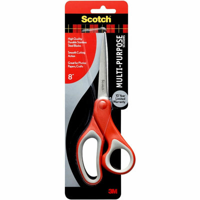3M Scotch Multipurpose Scissors, Silver, MMM1428