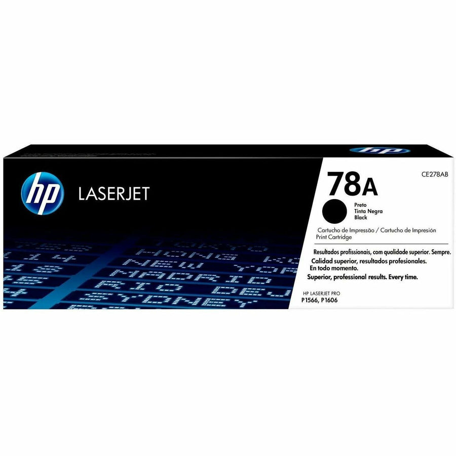HP 78A (CE278A) Toner Cartridge, 14.8" x 4.9", HEWCE278A