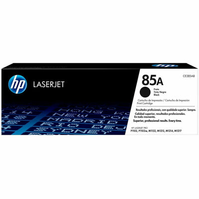 HP 85A (CE285A) Original Standard Yield Laser Toner Cartridge - Single Pack - Black -, HEWCE285A