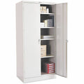 Tennsco Storage Cabinet (Unassembled) 2470, Light Gray, TNN2470LGY