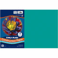 Dixon Ticonderoga Tru-Ray Construction Paper, Turquoise, 1 Pack, PAC103039