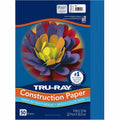 Dixon Ticonderoga Tru-Ray Construction Paper, Blue, 1 Pack, PAC103022
