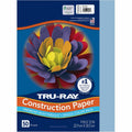Dixon Ticonderoga Tru-Ray Construction Paper, Sky Blue, 1 Pack, PAC103016