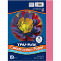 Dixon Ticonderoga Tru-Ray Construction Paper, Shocking Pink, 1 Pack, PAC103013