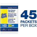 Procter & Gamble Spic and Span Floor Cleaner with Bleach, White, 45 / Carton, PGC02010