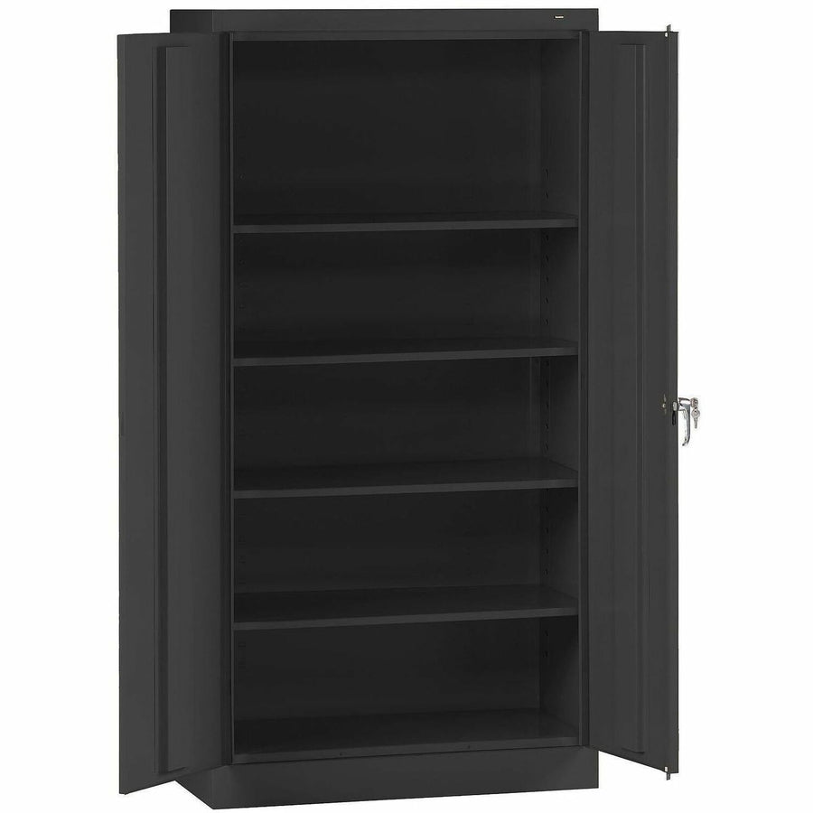 Tennsco Storage Cabinet (Unassembled) 2470, 36" x 78", Black, Steel, Welded, TNN2470BK