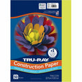 Dixon Ticonderoga Tru-Ray Construction Paper, Brilliant Lime, 1 Pack, PAC103423