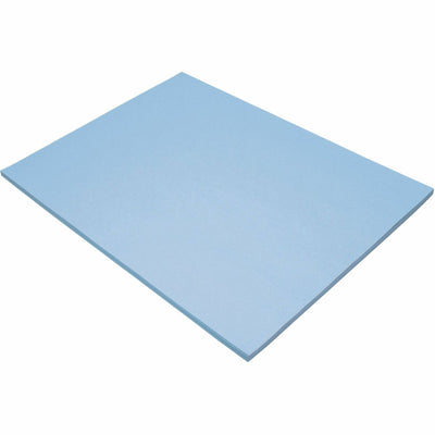 Dixon Ticonderoga Tru-Ray Construction Paper, Sky Blue, 1 Pack, PAC103080
