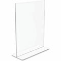 Deflecto Superior Image Double-Sided Sign Holder, Clear, DEF590801