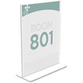 Deflecto Superior Image Double-Sided Sign Holder, Clear, DEF590801