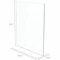 Deflecto Superior Image Double-Sided Sign Holder, Clear, DEF590801