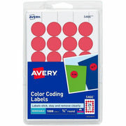 Avery® Color-Coding Labels, 1 Pack