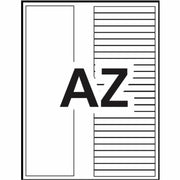 Avery A-Z Dividers, 26 Tabs, Ready Index, Multicolor Tabs (11125), 1 Set