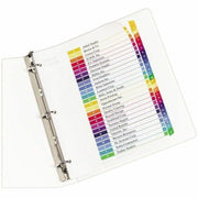 Avery A-Z Dividers, 26 Tabs, Ready Index, Multicolor Tabs (11125), 1 Set