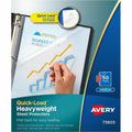 Avery Quick Load Nonglare Sheet Protectors, Acid-Free, Archival Safe, 50 Protectors, Clear, 8 1/2" Width x 11" Length, 1 Box, AVE73803