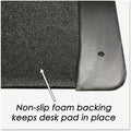 Artistic Matte Black Executive Desk Pad, AOP413841