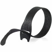 VELCRO® ONE-WRAP Thin Ties 8in x 1/2in Ties Gray & Black 50 ct, 1 Pack