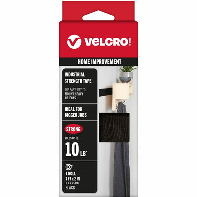 Velcro Strength 4ft x 2in Roll Black, 1 Roll — view 1