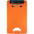 Saunders Deskmate II Storage Clipboard, Tangerine, 10" Width x 16" Length, SAU00543