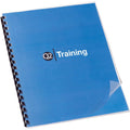 ACCO GBC Prepunched Covers, Clear, 8 1/2" Width x 11" Length, 100 / Box, GBC2020025