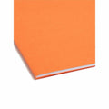 Smead 12540 1/3 Tab Cut Letter Recycled Fastener Folder, Orange, 8 1/2" Width x 11" Length, 50 / Box, SMD12540