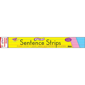 Trend 24" Multicolor Wipe-Off Sentence Strips, 1 Pack, TEPT4002