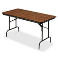 Iceberg Premium Wood Laminate Folding Table, Brown, ICE55225