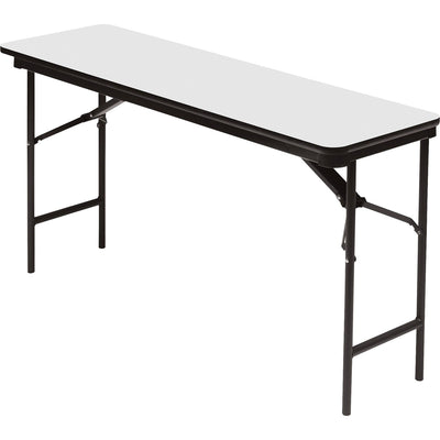 Iceberg Premium Wood Laminate Folding Table, Gray, /CT — view 1