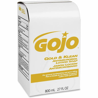 Gojo Gold & Klean Antimicrobial Lotion Soap, GOJ9127-12