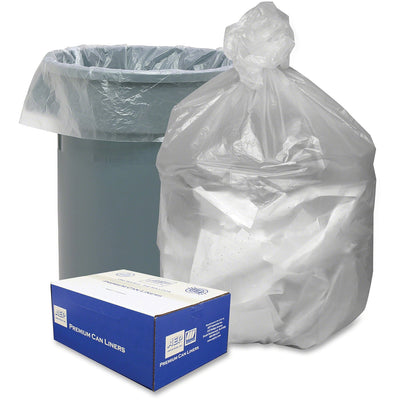AEP Berry Translucent Waste Can Liners, Natural, 200 / Carton, WBIGNT4348
