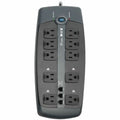 Eaton Tripp Lite series 10-Outlet Surge Protector, Silver, TRPTLP1008TEL