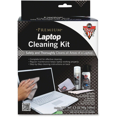 Falcon Safety Dust-Off Computer Care Cleaning Kit, Gray, 7 / Kit, FALDCLT
