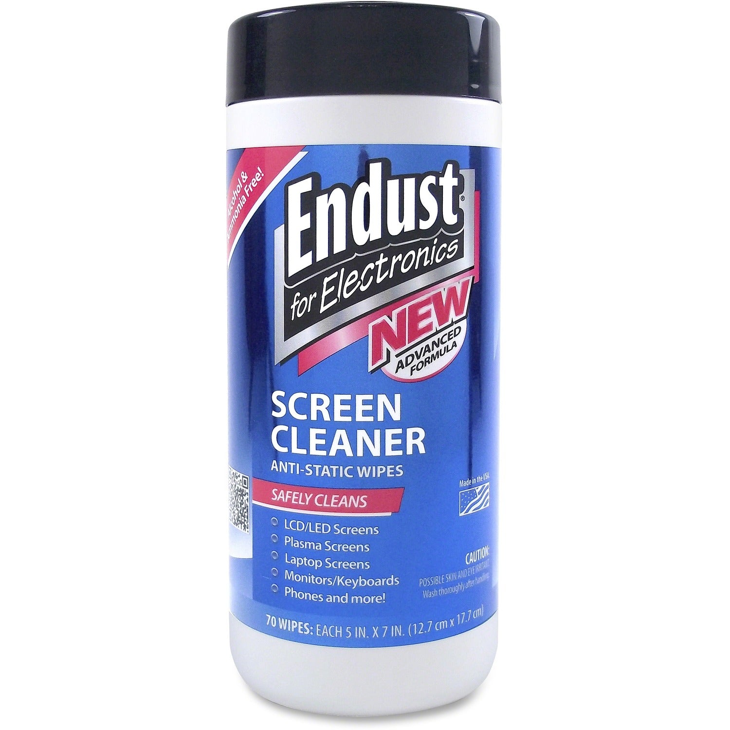 Endust Anti-static Plasma/LCD Screen Wipes, 1 Each