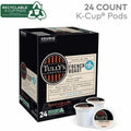 Keurig Dr Pepper . Tully's K-Cup, Pod French Roast, Keurig Single-Serve K-Cup Pods, Dark Roast, 24 Count, 24 / Box, GMT192619