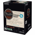 Keurig Dr Pepper . Tully's K-Cup, Pod French Roast, Keurig Single-Serve K-Cup Pods, Dark Roast, 24 Count, 24 / Box, GMT192619