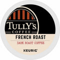 Keurig Dr Pepper . Tully's K-Cup, Pod French Roast, Keurig Single-Serve K-Cup Pods, Dark Roast, 24 Count, 24 / Box, GMT192619