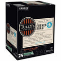 Keurig Dr Pepper . Tully's K-Cup, Pod French Roast, Keurig Single-Serve K-Cup Pods, Dark Roast, 24 Count, 24 / Box, GMT192619