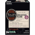 Keurig Dr Pepper . Tully's Coffee K-Cup, Pod Breakfast Blend Keurig Single-Serve K-Cup Pods, Light Roast Coffee, 24 Count, 24 / Box, GMT192719