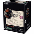 Keurig Dr Pepper . Tully's Coffee K-Cup, Pod Breakfast Blend Keurig Single-Serve K-Cup Pods, Light Roast Coffee, 24 Count, 24 / Box, GMT192719
