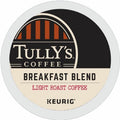 Keurig Dr Pepper . Tully's Coffee K-Cup, Pod Breakfast Blend Keurig Single-Serve K-Cup Pods, Light Roast Coffee, 24 Count, 24 / Box, GMT192719