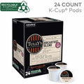 Keurig Dr Pepper . Tully's Coffee K-Cup, Pod Breakfast Blend Keurig Single-Serve K-Cup Pods, Light Roast Coffee, 24 Count, 24 / Box, GMT192719