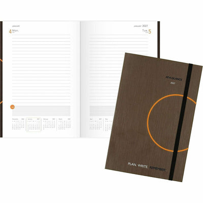 ACCO At-A-Glance Plan. Write. Remember. Planning Notebook, Gray, 6", 2EA/PK 4PK/CT — view 1