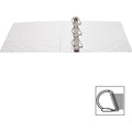 Business Source Basic D-Ring View Binder, White, 8 1/2" Width x 11" Length, BSN28441