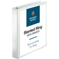 Business Source Basic D-Ring View Binder, White, 8 1/2" Width x 11" Length, BSN28441