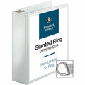 Business Source Basic D-Ring White View Binders, 8 1/2" Width x 11" Length, BSN28443